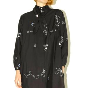 Mr. Larkin Petty Hilma Embroidery Dress
